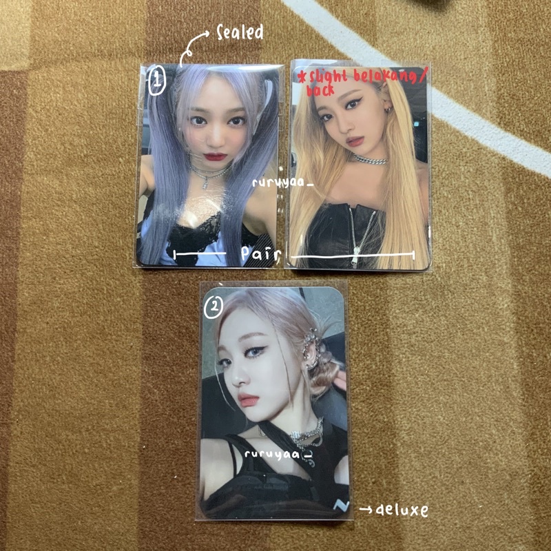 AESPA PHOTOCARD OFFICIAL GIRLS NINGNING MUMO POB BENEFIT BENE KWANGYA VER ALBUM DELUXE BOX ANIME NIN
