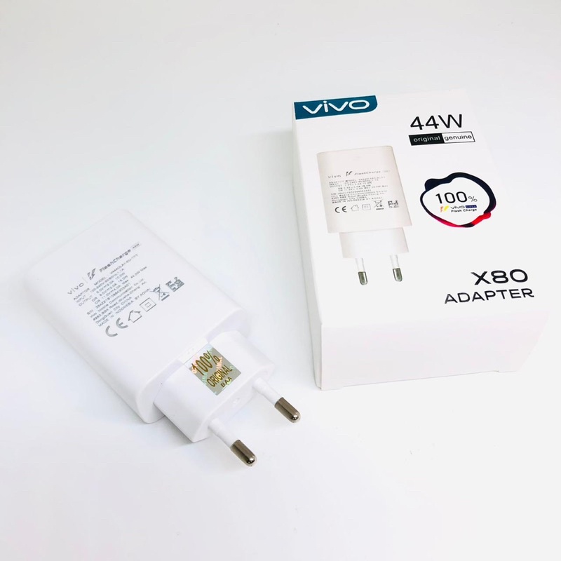 TRAVEL POWER ADAPTER VIVO X80 44 WATT BATOK CHARGER CASAN VIVO PROMO BY SEN