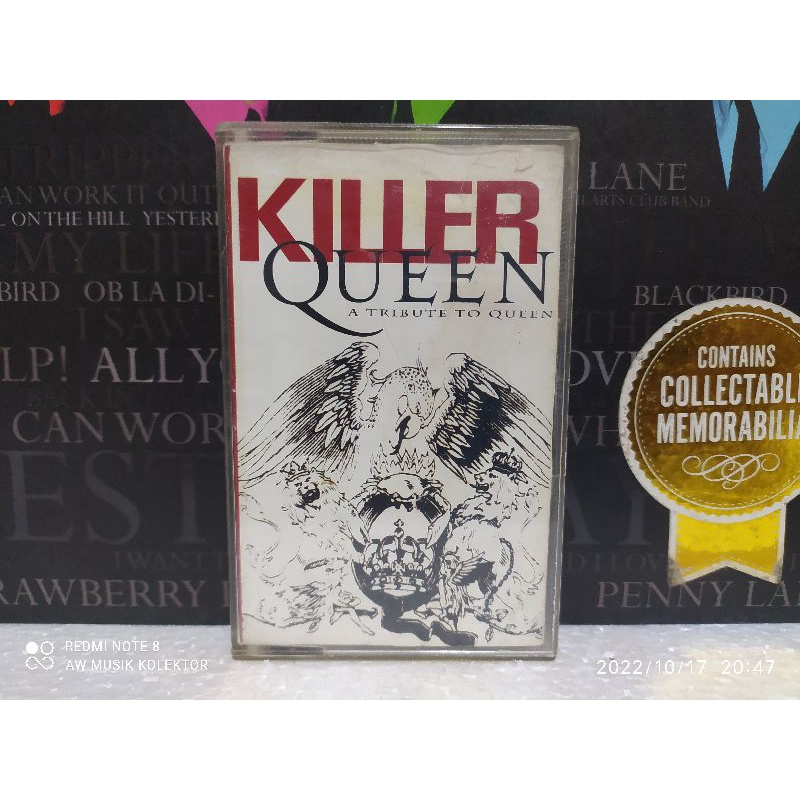 Kaset Pita : VARIOUS ARTISTS KILLER QUEEN - A TRIBUTE TO QUEEN.