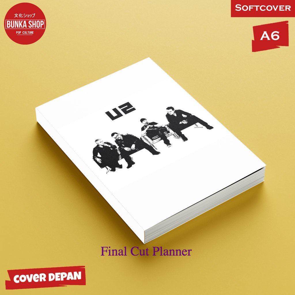 

Pocket Note 80's Band U2 B Softcover A6 Buku Tulis Catatan Notes Agenda Planner Jurnal planner