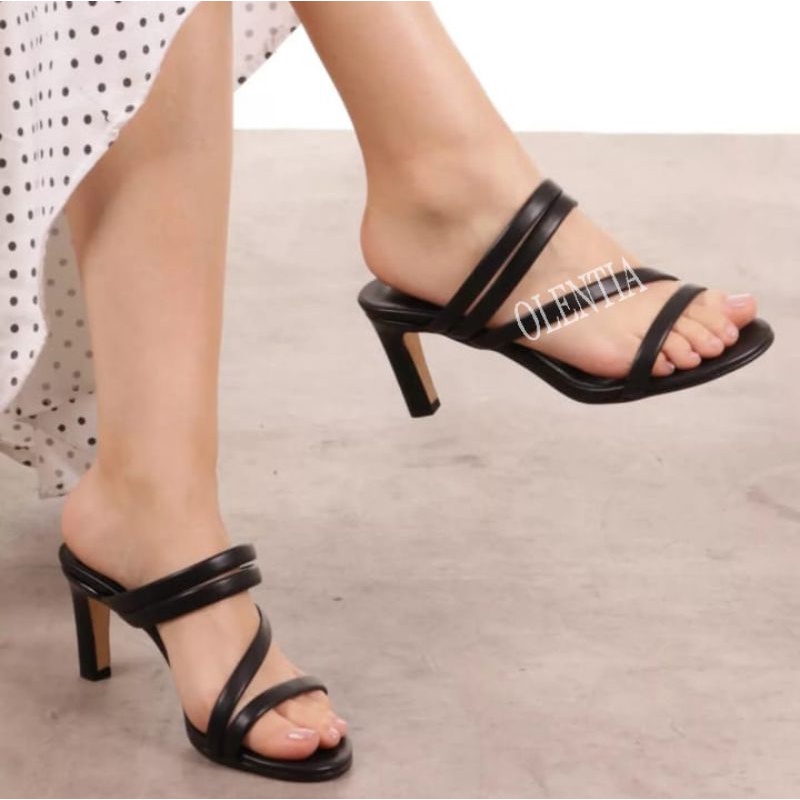 Sandal Wanita  Sandal heels 7cm FR 16