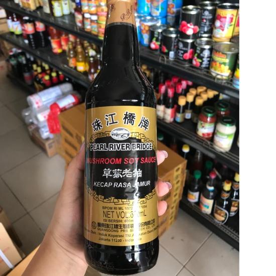 

10.10 Fasion sale Pearl River Bridge Mushroon Soy Sauce / Kecap Rasa Jamur PRB 600ml murah