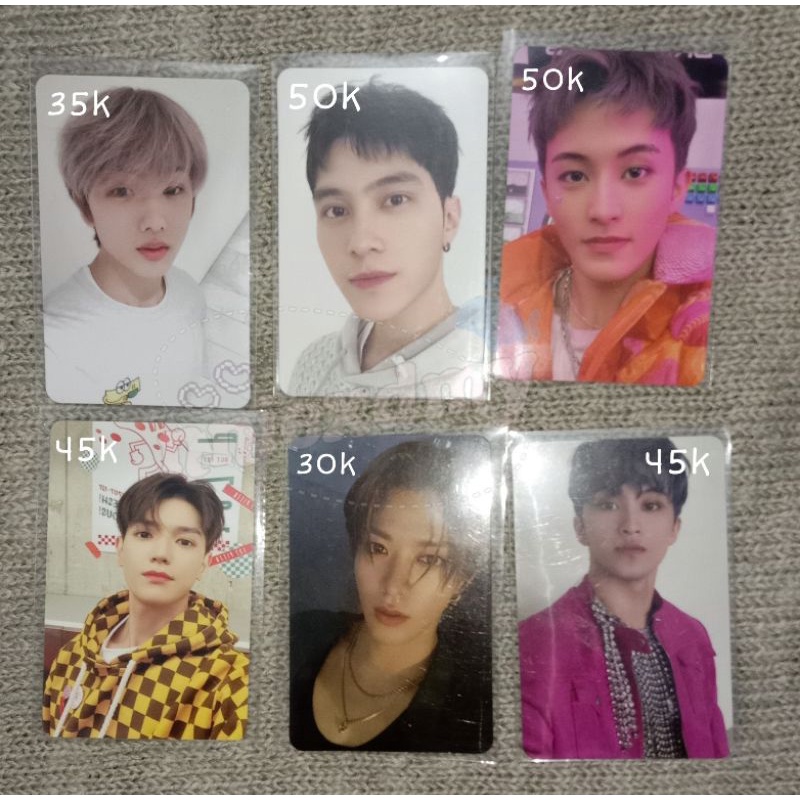 Pc Photocard nctdream nct127 wayv - Jisung Mark Taeyong Yuta Hendery | cafe selca sanrio a tc glimo 