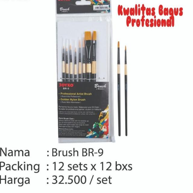 

Big Sale ! Brush/ Kuas BR-9 JOYKO ✓