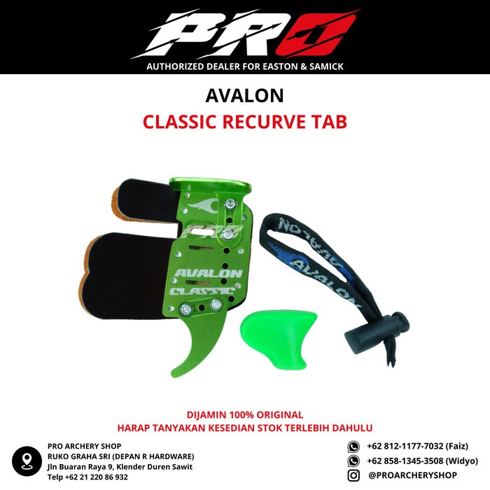 Jual FINGER TAB AVALON RECURVE TAB CLASSIC / FINGERTAB Shopee Indonesia