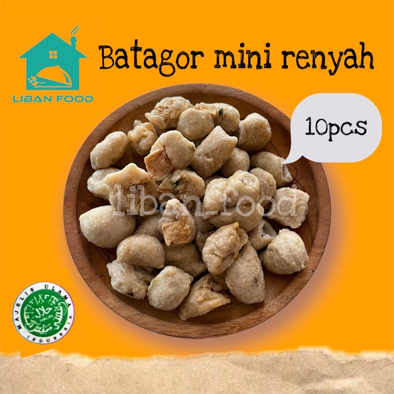 BATAGOR MINI KERING 10PCS / BATAGOR MINI RENYAH HALAL MUI / BISA COD / LIBANFOOD