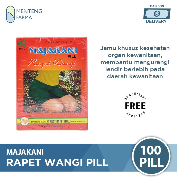 Majakani Rapet Wangi Pill - Jamu Kesehatan Kewanitaan