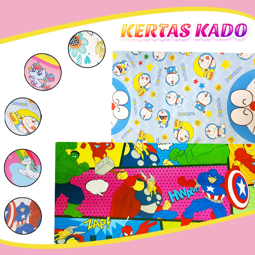 Kertas Kado Ulang Tahun Anak  Jumbo Motif 121470