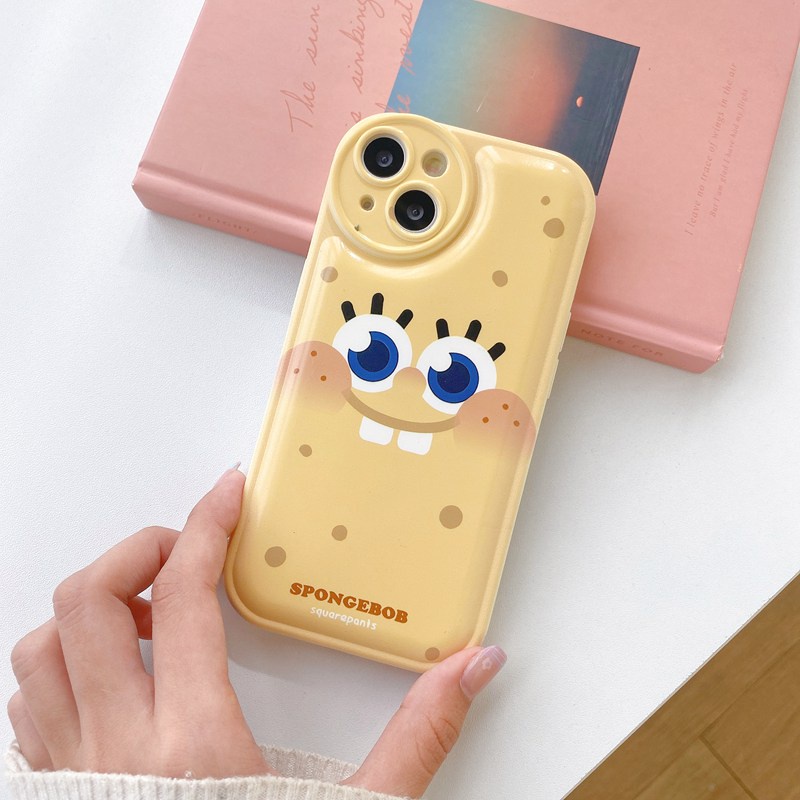 Soft Case Motif SpongeBob Untuk OPPO A57 A5 A9 A53 A33 A31 A7 A5S A12 A11K F9 Pro A15S A35 A32 A33 F11 A3S VIVO V23 S1 Y11 Y20 Y30 Y15S Y12 Y20i Y30i Y20