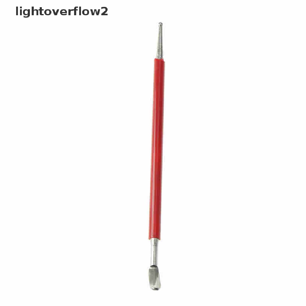 (lightoverflow2) 3pcs / Set Alat Pahat Tembikar Tanah Liat / Polymer / Keramik DIY