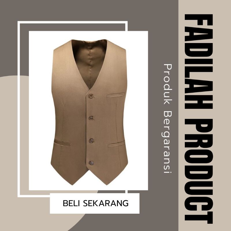 Rompi Pria Formal - Vest Formal Daleman Jas Pria