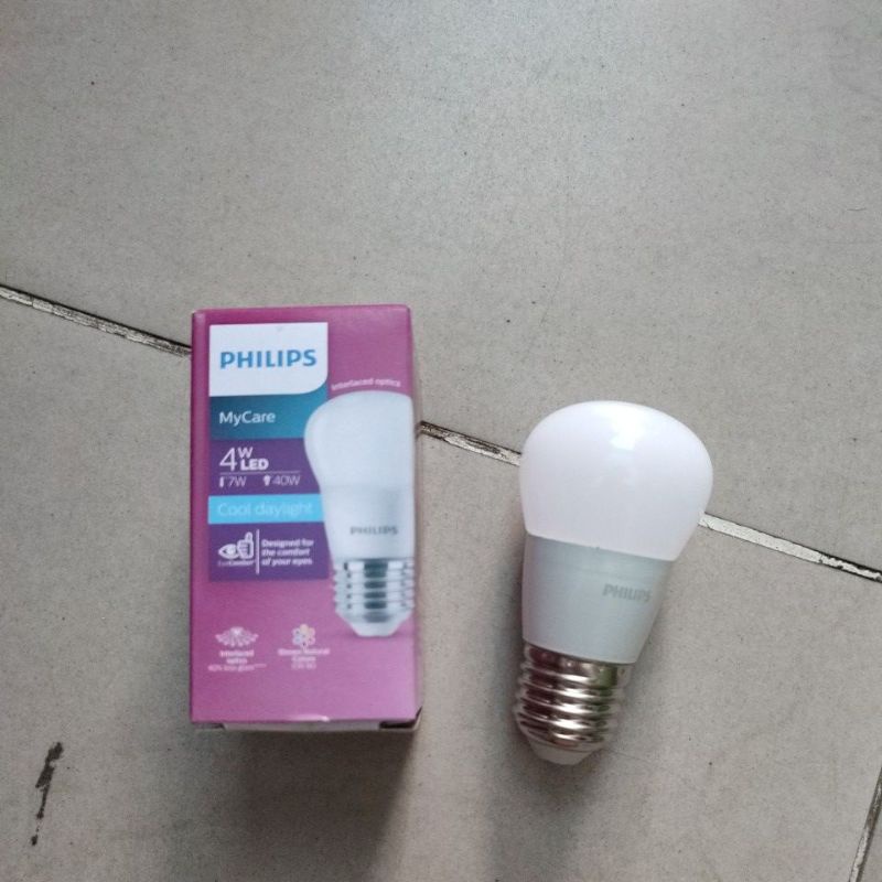 philips led 4w kecil 4 watt cahaya cooldaylight