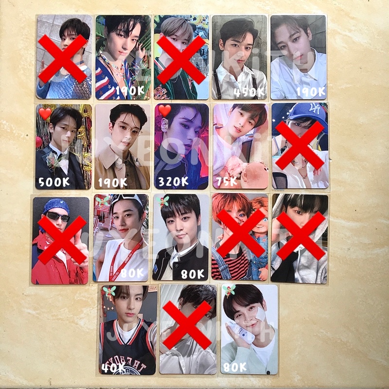 [READ DESC] PHOTOCARD PC THE BOYZ JUYEON CHANGMIN DMC AZIT DREAMLIKE EVERLINE ELINE BREAKING DAWN WI