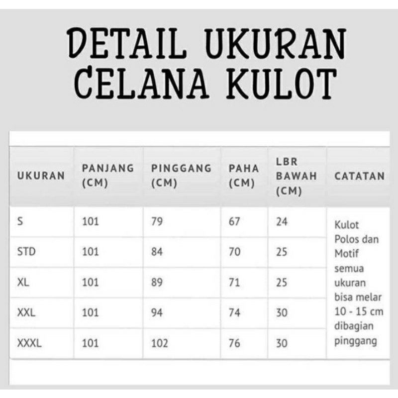 clana viscose kulot