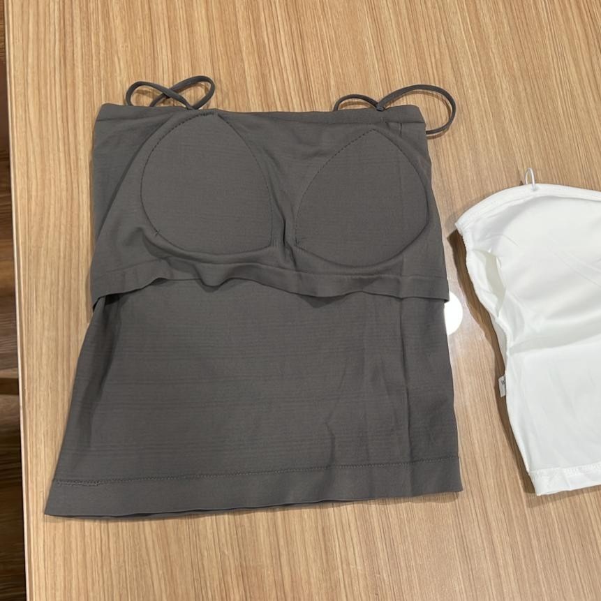 EM Tanktop BRA Wanita Polos Panjang Elastis Travel