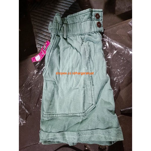 Hotpants Jeans P&amp;B Pendek Wanita || Outfit Hotpants Kancing 2 Saku Tempel Pocket