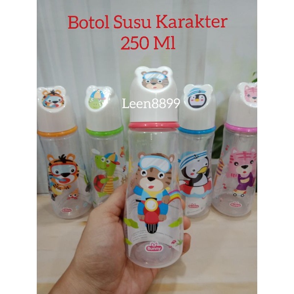 Botol Susu Bunny Karakter Lucu BPA Free 250 Ml/ 125 Ml DB 2408 DB 1208