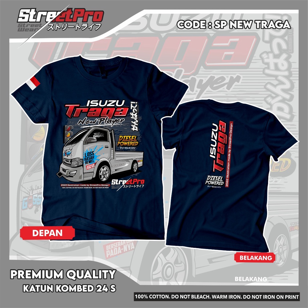 Kaos Truk Mobil Isuzu Traga Terbaru