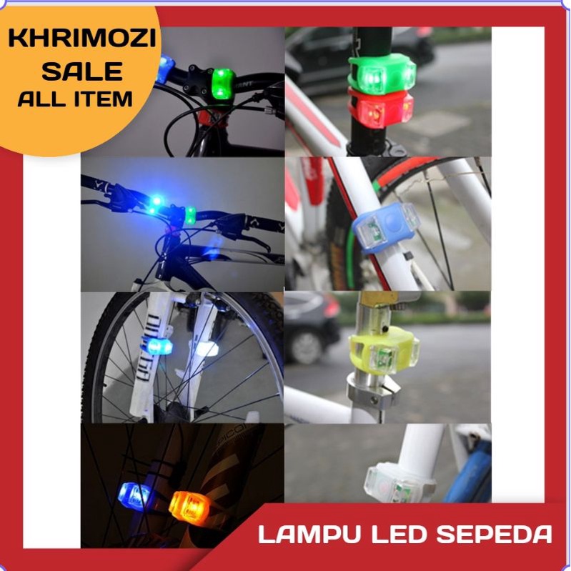 Lampu LED Sepeda Silikon