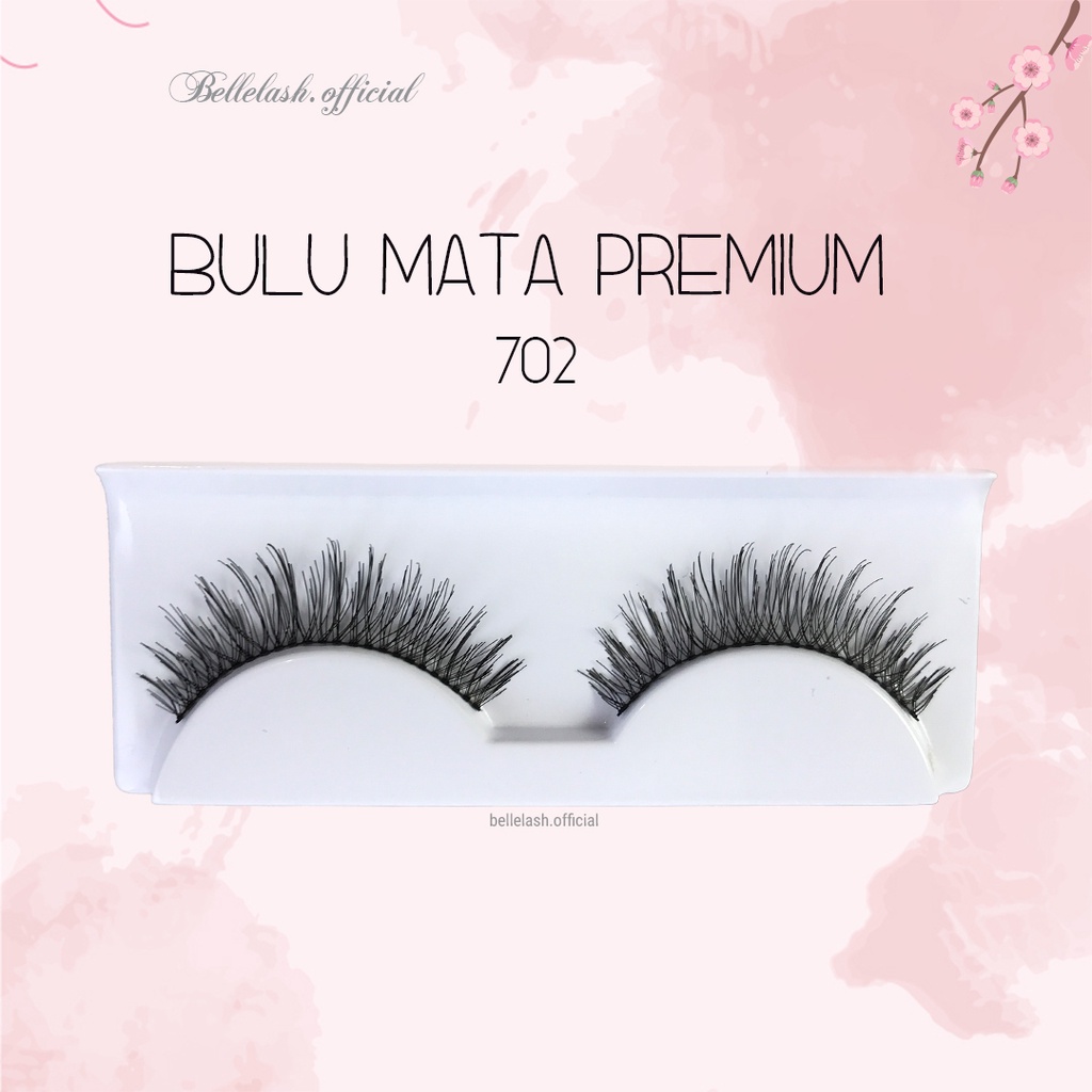 702 Bulu Mata Palsu Handmade Natural False Eyelash Eye Lashes Premium Series