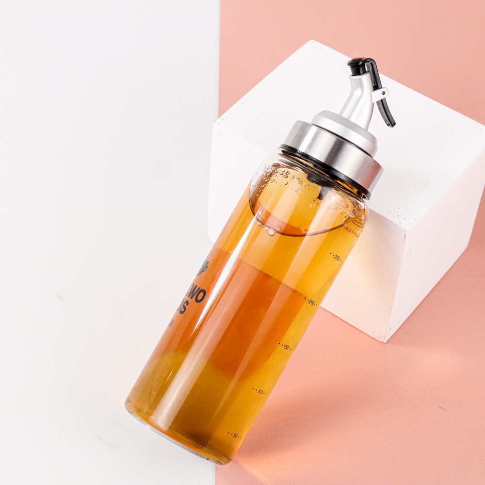 Botol Tempat Minyak Goreng Kaca 300ml 500ml Glass Bottle Olive Oil One Two Cups