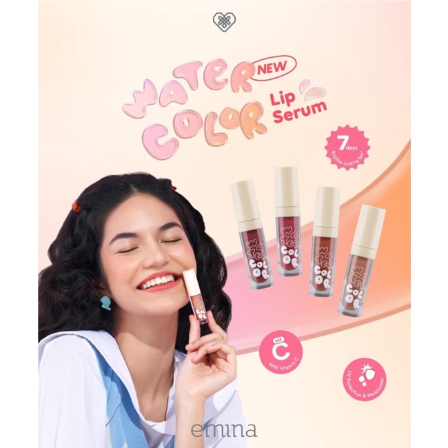 Emina Watercolor Lip Serum RUMAH CANTIK