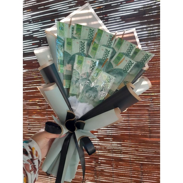 

buket uang / money buket 10 lembar