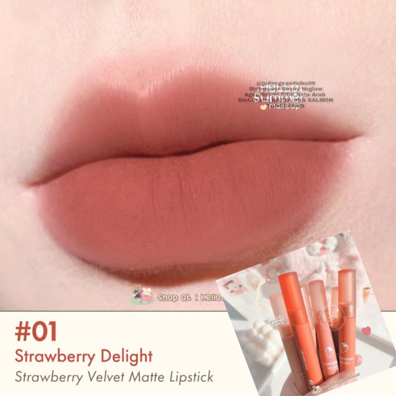 LIPSTIK WATERPROOF - LIPGLOS - LIPSTIK TAHAN LAMA DAN RINGAN - LML 1044-Berry 01