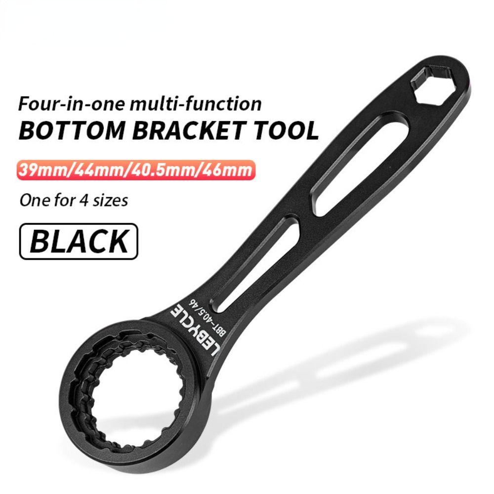 Lanfy Four-In-One BB Wrench Portable Profesional MTB/Instalasi Braket Sepeda Jalan Sepeda Ultra Ringan BB Bawah Multifungsi Alat Perbaikan Sepeda Repair Wrench