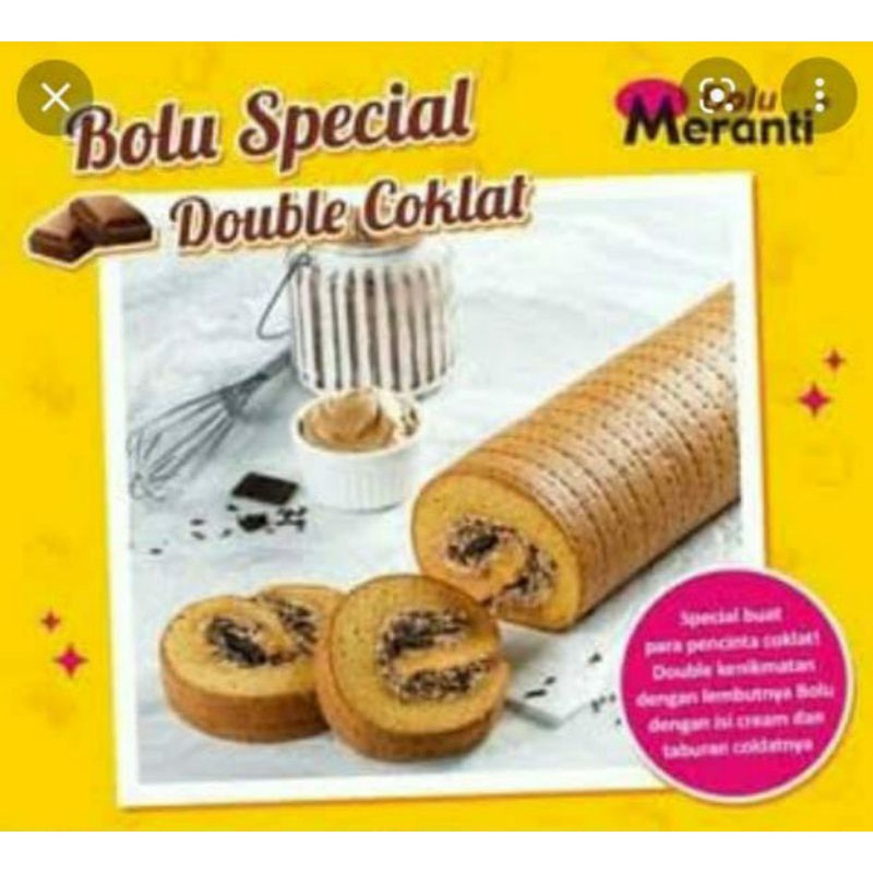 

Bolu Meranti Medan Rasa Spesial double coklat & Spesial Abon Ayam.