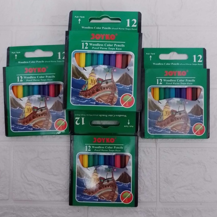 

Pensil Warna isi 12 pcs Joyko Cp-107 - Alat Tulis warna - edukasi anak