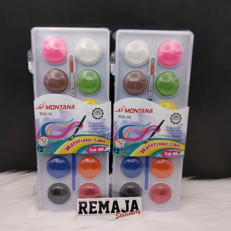 

Montana Water Colour 12warna / Cat Air Montana TCC-12