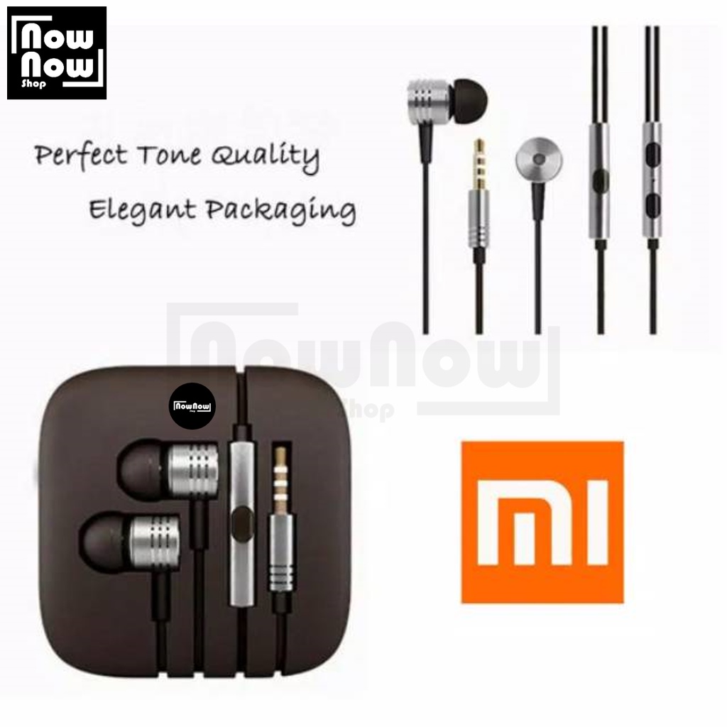 Headset Earphone Handsfree HF Xiaomi Piston 2 In Ear Wired Stereo Super Bass Jack 3.5mm Redmi 1 2 3 4 4A 4X 5 5A Note Mi2 Mi4 Mi4i Mi4C Mi5 Note 6 6A 7 7A 8 8A 9 9C 9T 10 10s 11
