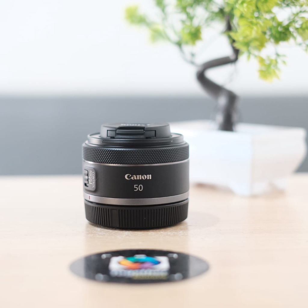 lensa fix RF 50mm f1.8 stm for eos r second mulus like new