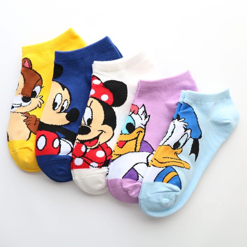 Kaos kaki motif kartun disney korean terbaru