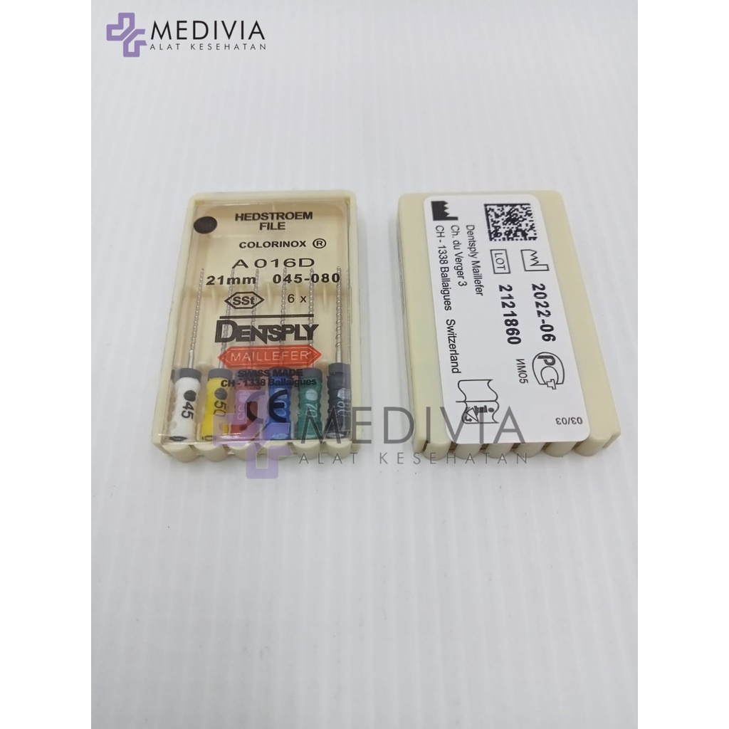 H FILE DENTSPLY ENDO/ DENTAL H FILE 21MM 25MM / HEADSTROEM FILE ENDO DENTSPLY
