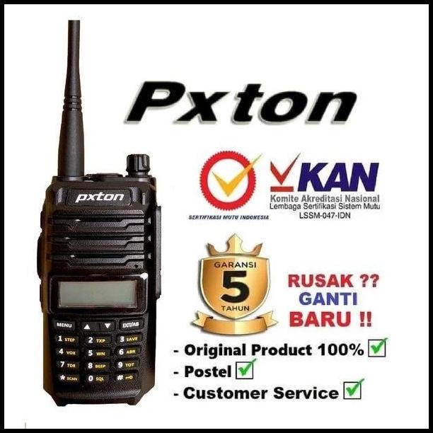 Ht Handy Talky Pxton Px7700P Bkn Uv5R, Ra, Uv6R Uv82, Uv-82 888S Murah