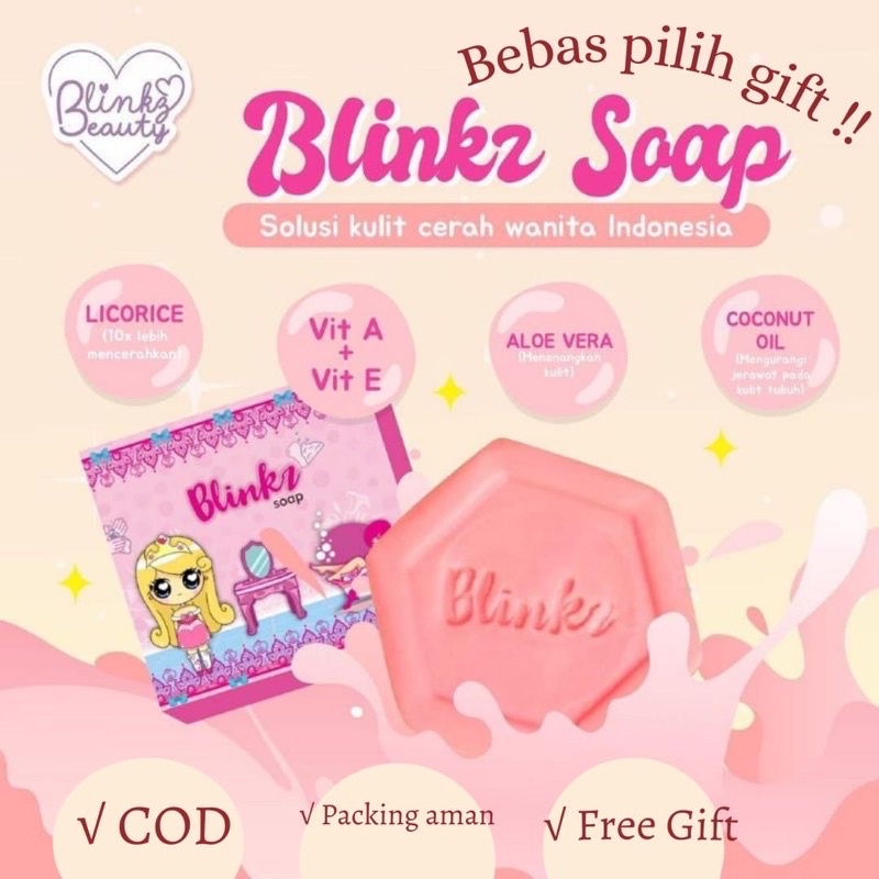 READY SIAP KIRIM BLINKZ SOAP BPOM / SABUN BLINKZ