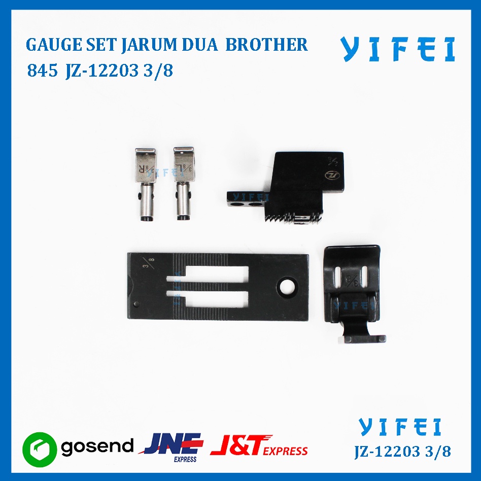 GAUGE SET JARUM DUA BROTHER 845 YIFEI-12203 3/8