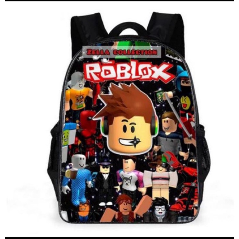 TAS RANSEL SEKOLAH ANAK TK SD SMP ROBLOX KARAKTER MASUK LAPTOP TABLET