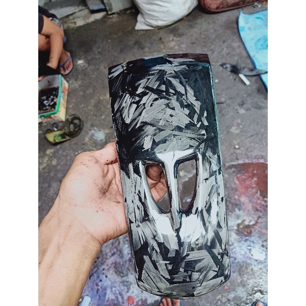 tameng depan fizr carbon forged