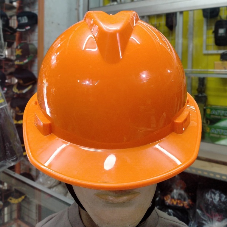 Helm Proyek Safety V.E Orange