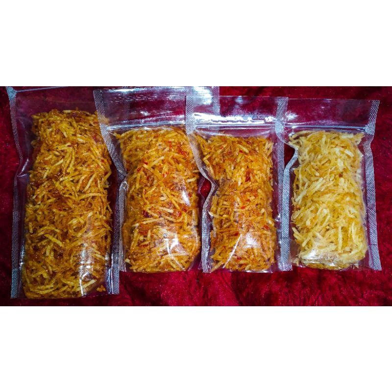 

Kentang Mustofa/Original/Pedas/Tanpa MSG/Tanpa Bubuk Cabe 100gr