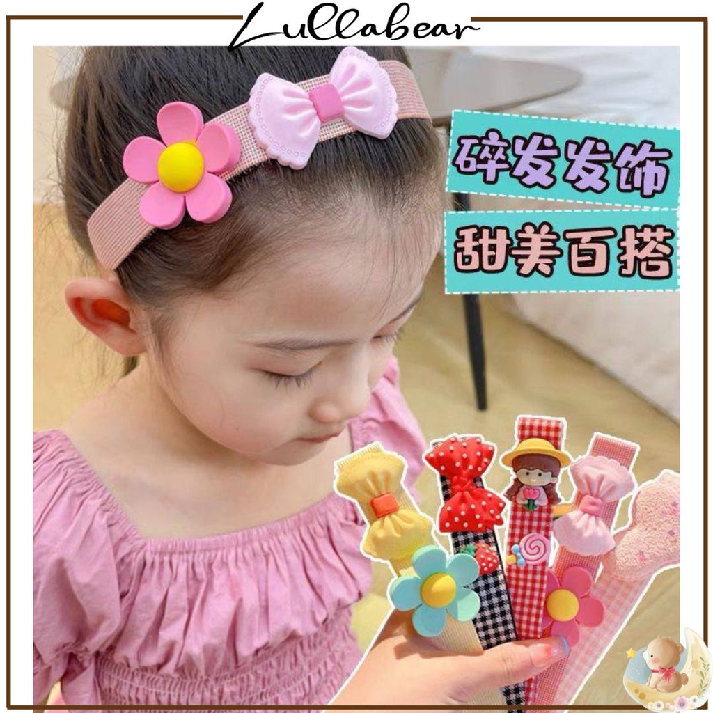LULLABEAR - BANDO VELCRO ANAK LUCU / BANDO ANAK KOREA / BANDO ANAK / BANDO GAYA KOREA MURAH
