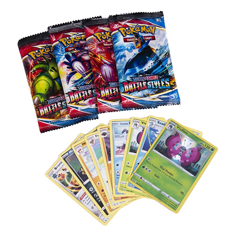 324pcs / Set Mainan Kartu Pokemon Bahasa Inggris Untuk Koleksi Anak