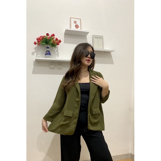 KayLa blazer pocket - outer kemeja kerja ultimate