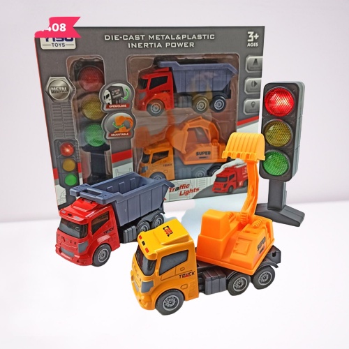 HAPPY TOON 04408 FOODSET Z-GENERAL Mainan Truk Lampu Lalu Lintas
