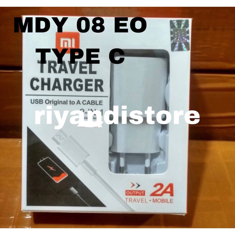 CHARGER XIAOMI MI A1 A2 USB TYPE C ORIGINAL (MDY-08-EO)  USB TYPE C