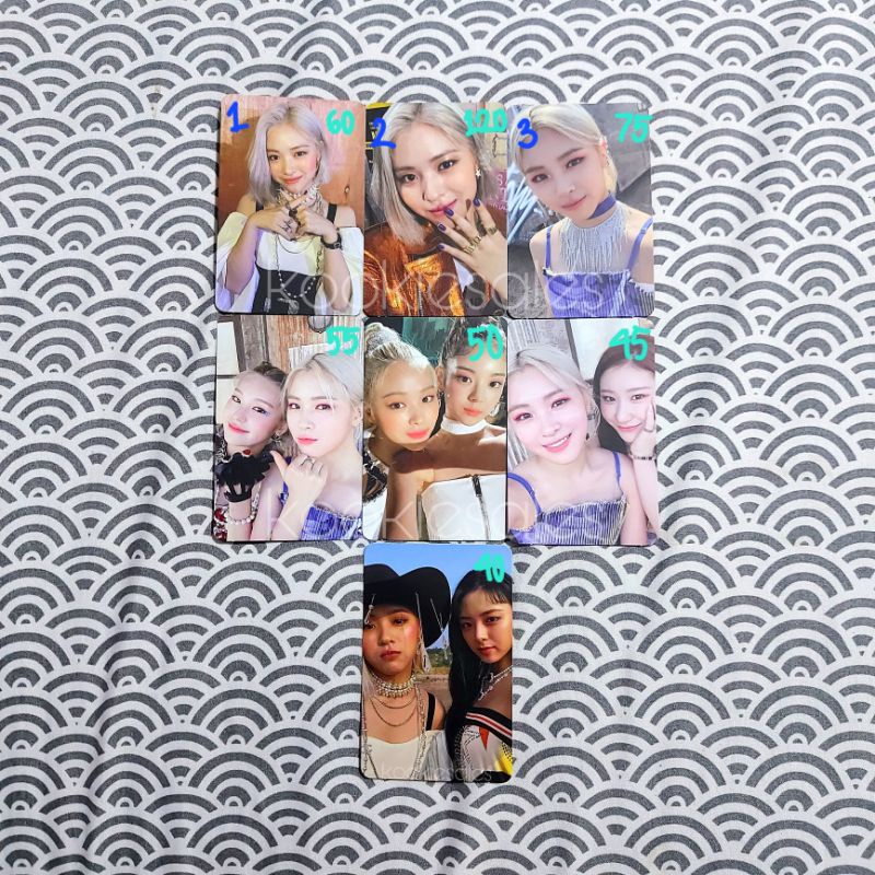 Photocard PC ITZY Ryujin Not Shy Album Selca Selfie Unit Ryeji Ryujisu Ryuryeong Ryuna Yeji Lia Chae