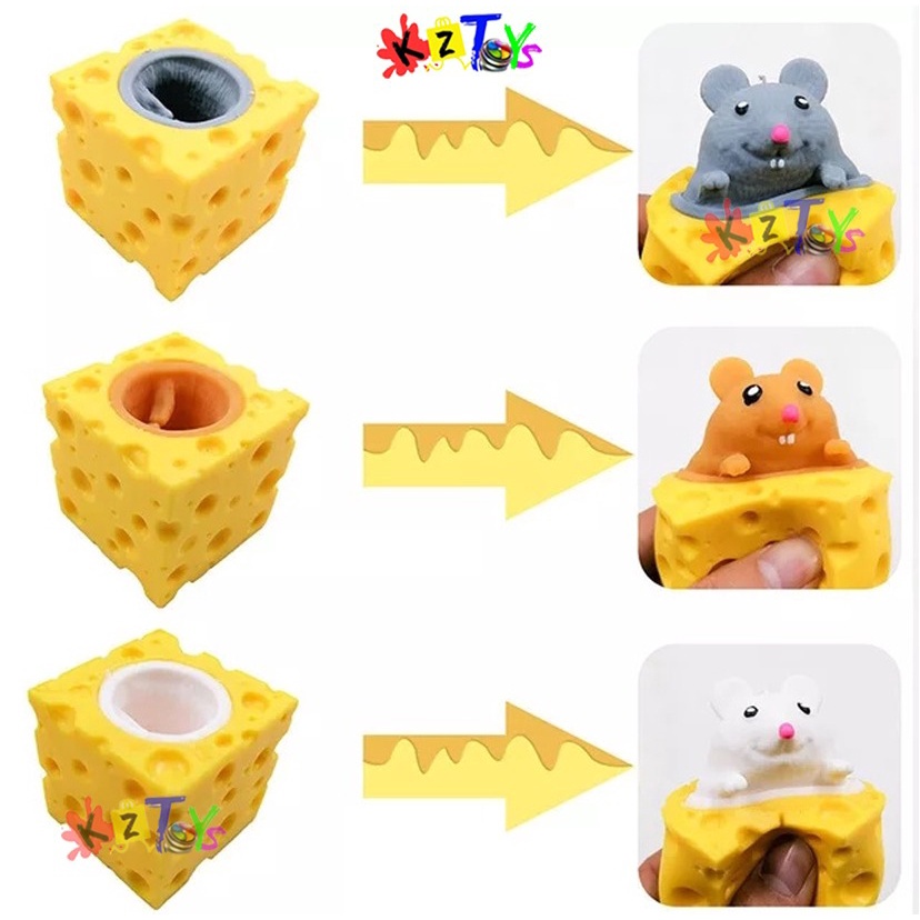 MAINAN POP UP SQUISHY FIDGET SQUISI REMASAN TIKUS KARET SILIKON PEREDA STRESS